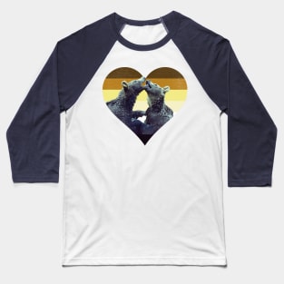 LGBT Bear Brotherhood Love Baseball T-Shirt